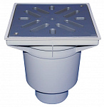 HL606 c решеткой из ПП и max. нагрузкой на трап 1,5т, DN 110, 160