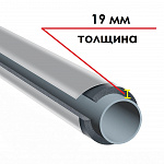 Трубка K-FLEX 19x018-1 ST IC CLAD SR