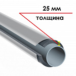 Трубка K-FLEX 25x160-1 ST IC CLAD SR