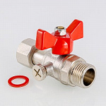 Кран шаровой для подключения  манометра, 1/2"нар -1/2"вн.