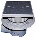 HL615 с решеткой из нержавеющей стали и max. нагрузкой на трап 2,5т, DN 110